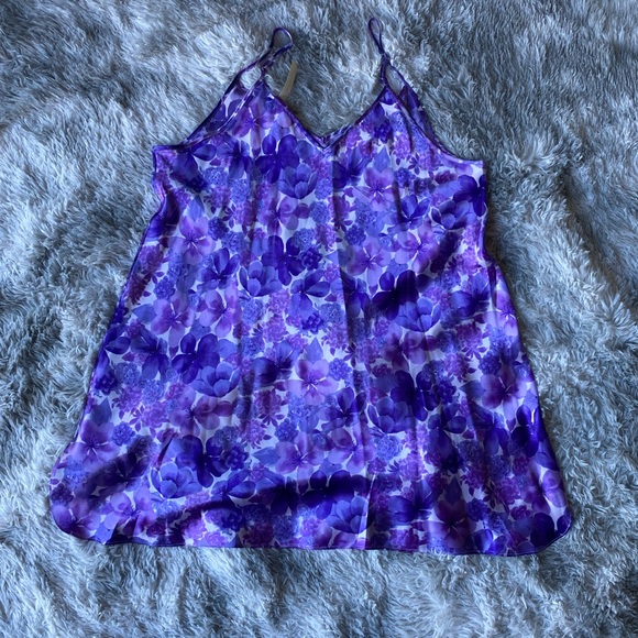 Cacique Intimates & Sleepwear Nwt Floral Cacique Satin Slip Dress